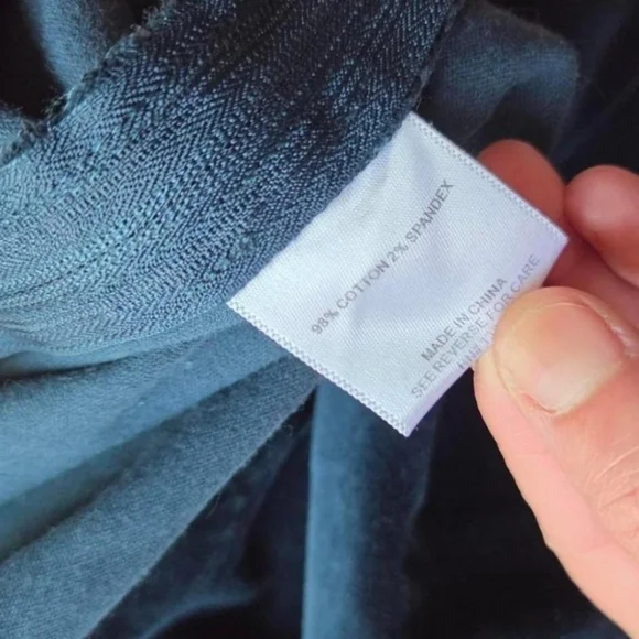 Modcloth Navy Blue Velvet Anle Pants Goth Whimsical Glam 90s Size 1X - Picture 3 of 8